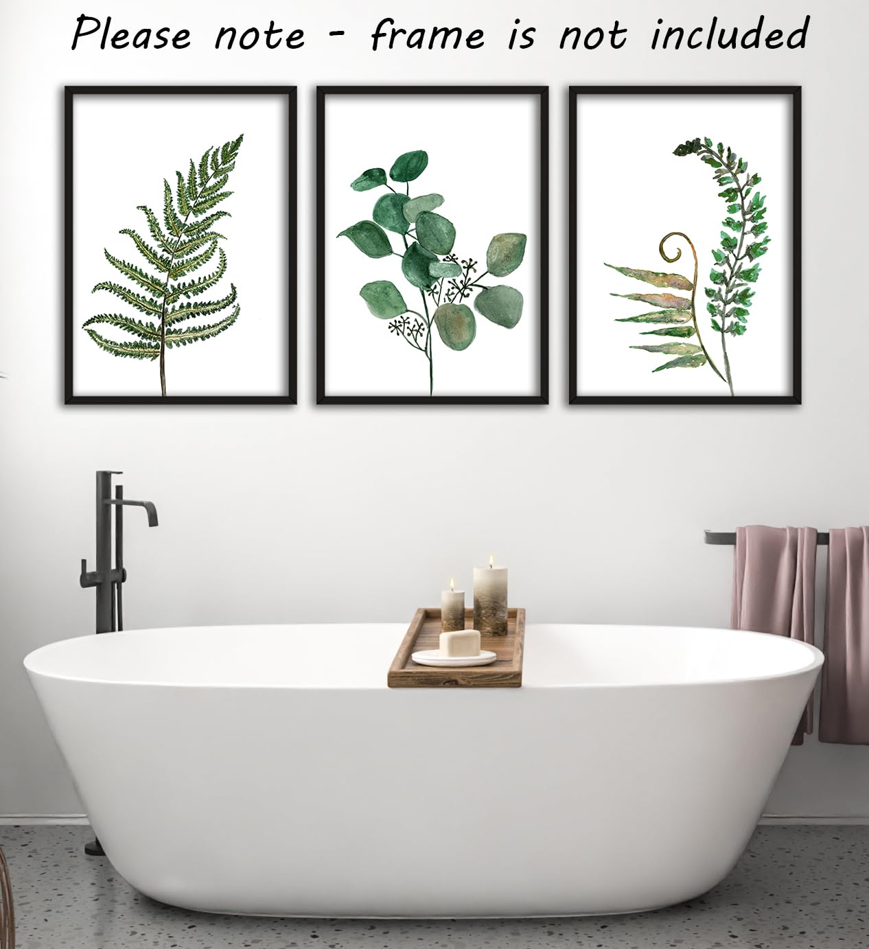 Eviepops Prints Dandelion Quote Wall Art Set of 3 Unframed Prints, Plant Decor, Living Room Bedroom Poster Home Decor, Every Dream Begins with a Wish (A4)