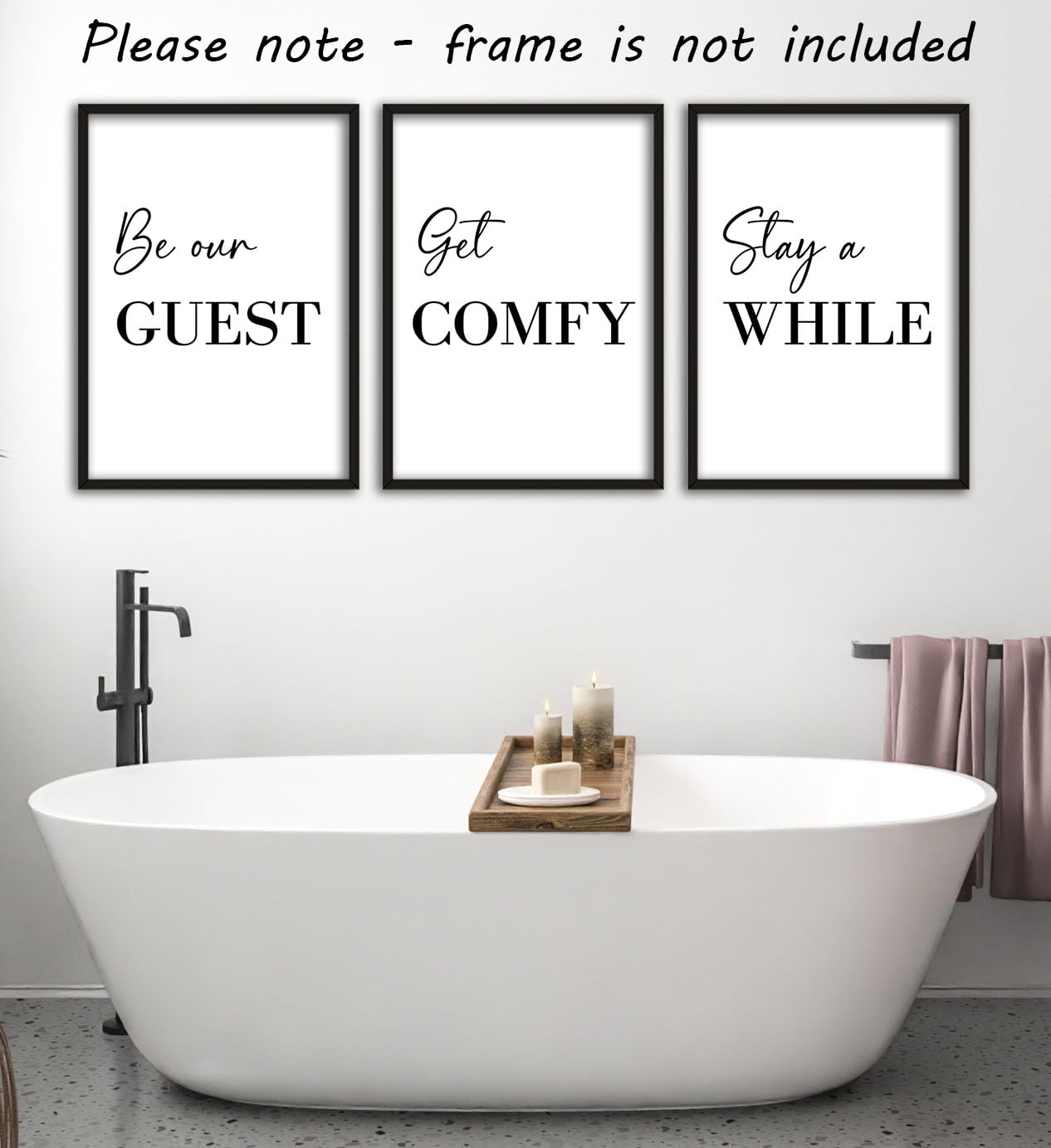 Dream Love Live Quotes set of 3 Unframed Prints, Home Decor Wall Art, Dream Without Fear, Love Without Limits, Live Without Regrets (A4)