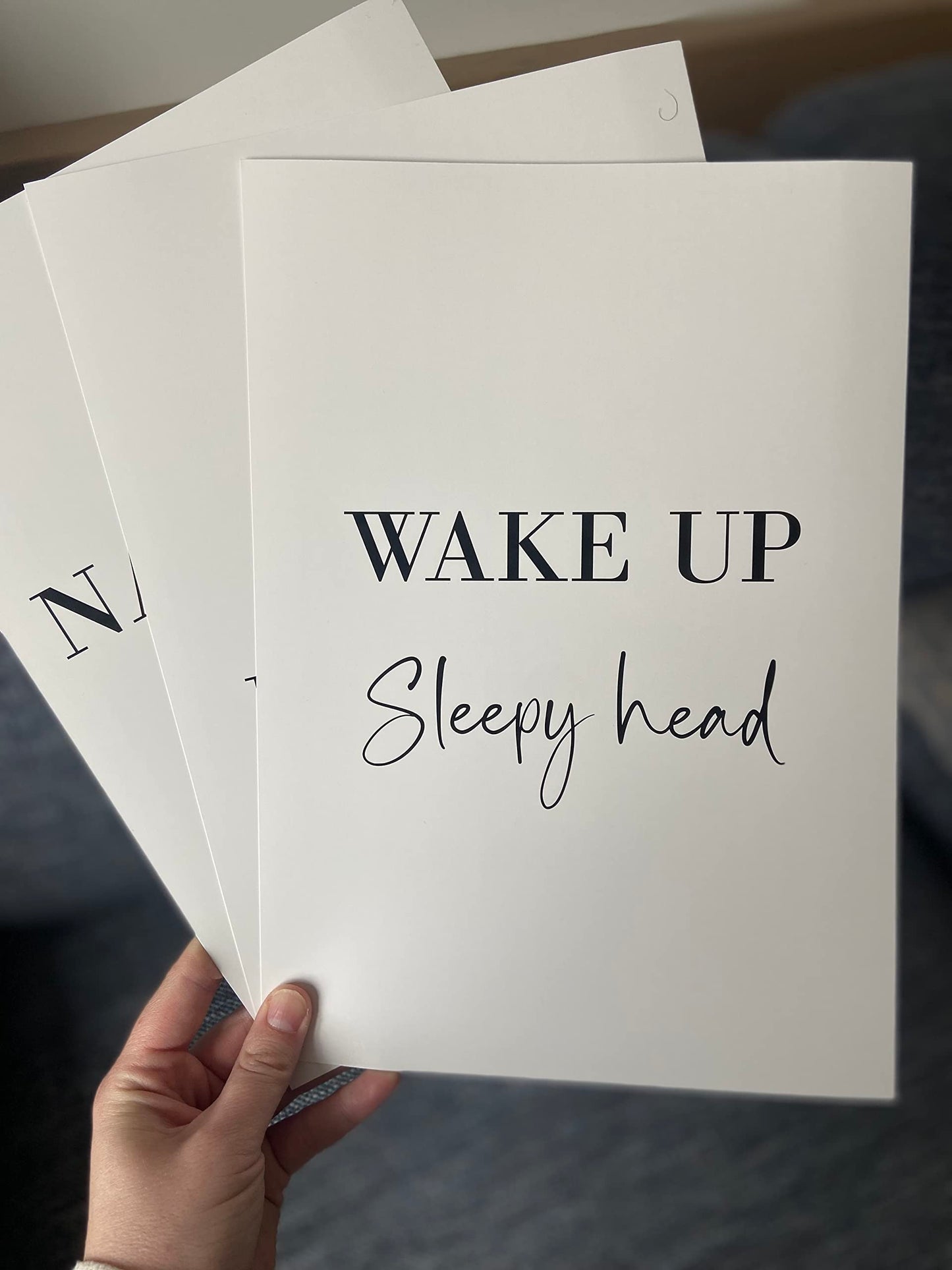 Dream Love Live Quotes set of 3 Unframed Prints, Home Decor Wall Art, Dream Without Fear, Love Without Limits, Live Without Regrets (A4)