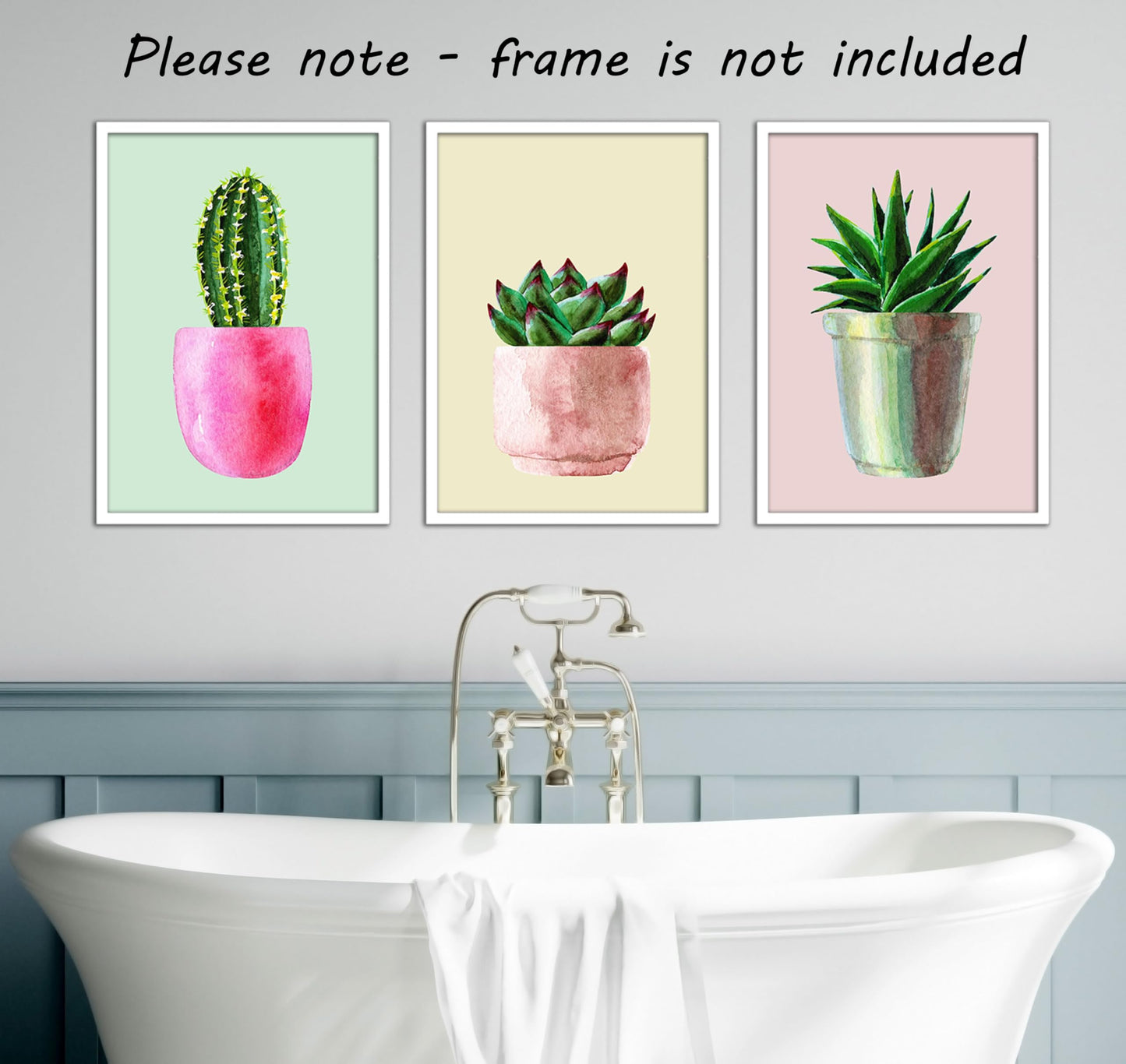 Eviepops Prints Dandelion Quote Wall Art Set of 3 Unframed Prints, Plant Decor, Living Room Bedroom Poster Home Decor, Every Dream Begins with a Wish (A4)