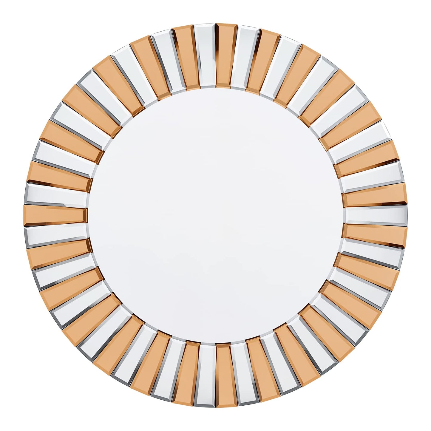 Hallway Art Wall Mirror Decorative: Round Golden and Silver Hung Mirrors 60cm 80cm