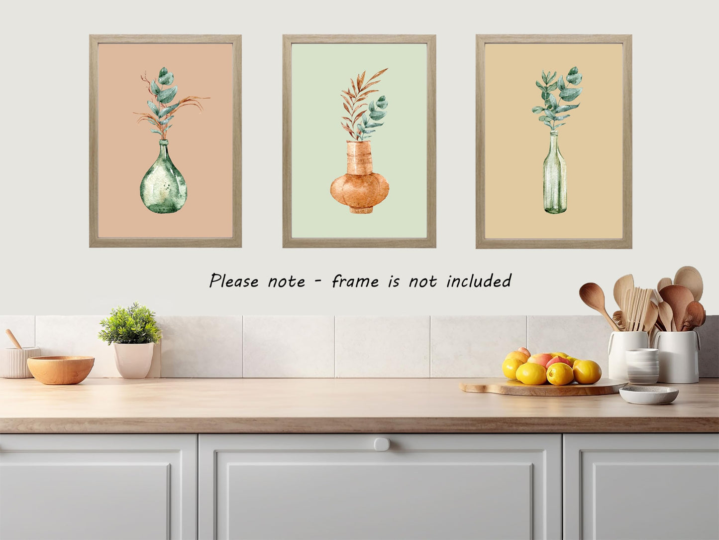 Eviepops Prints Dandelion Quote Wall Art Set of 3 Unframed Prints, Plant Decor, Living Room Bedroom Poster Home Decor, Every Dream Begins with a Wish (A4)