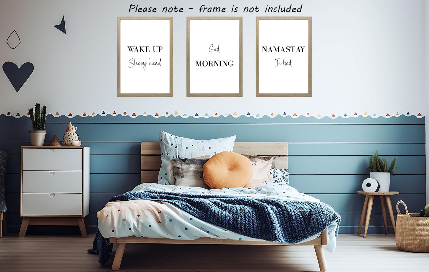 Dream Love Live Quotes set of 3 Unframed Prints, Home Decor Wall Art, Dream Without Fear, Love Without Limits, Live Without Regrets (A4)