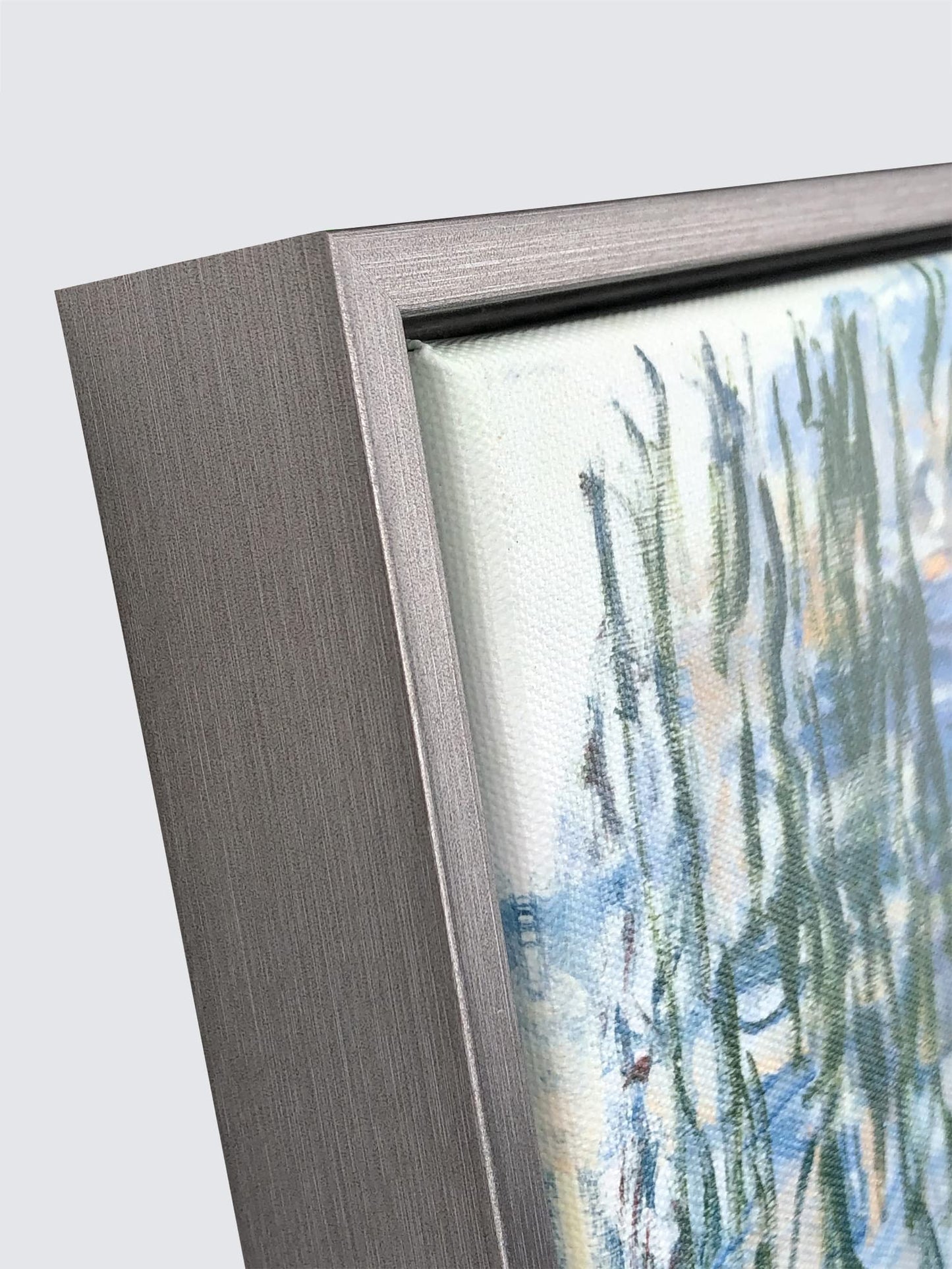 Wieco Art - Water Lilies by Claude Monet Oil Paintings Flowers Reproduction Giclee Canvas Prints Modern Landscape Artwork Picture Printed on Canvas Wall Art for Home Office Decorations