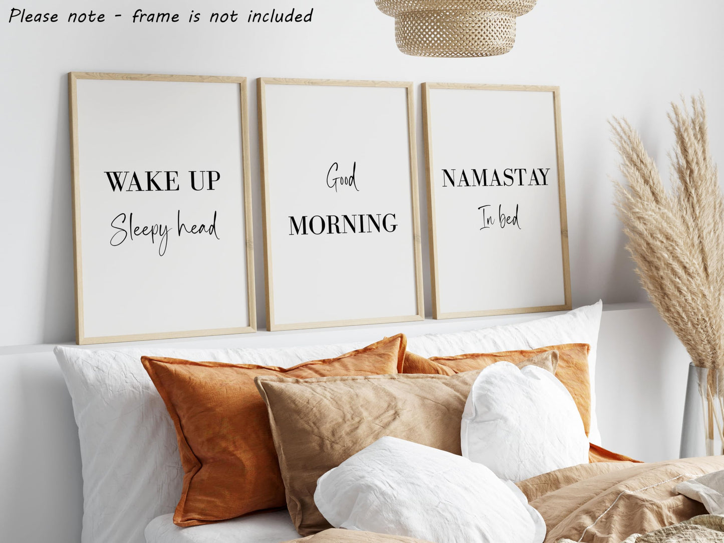 Dream Love Live Quotes set of 3 Unframed Prints, Home Decor Wall Art, Dream Without Fear, Love Without Limits, Live Without Regrets (A4)
