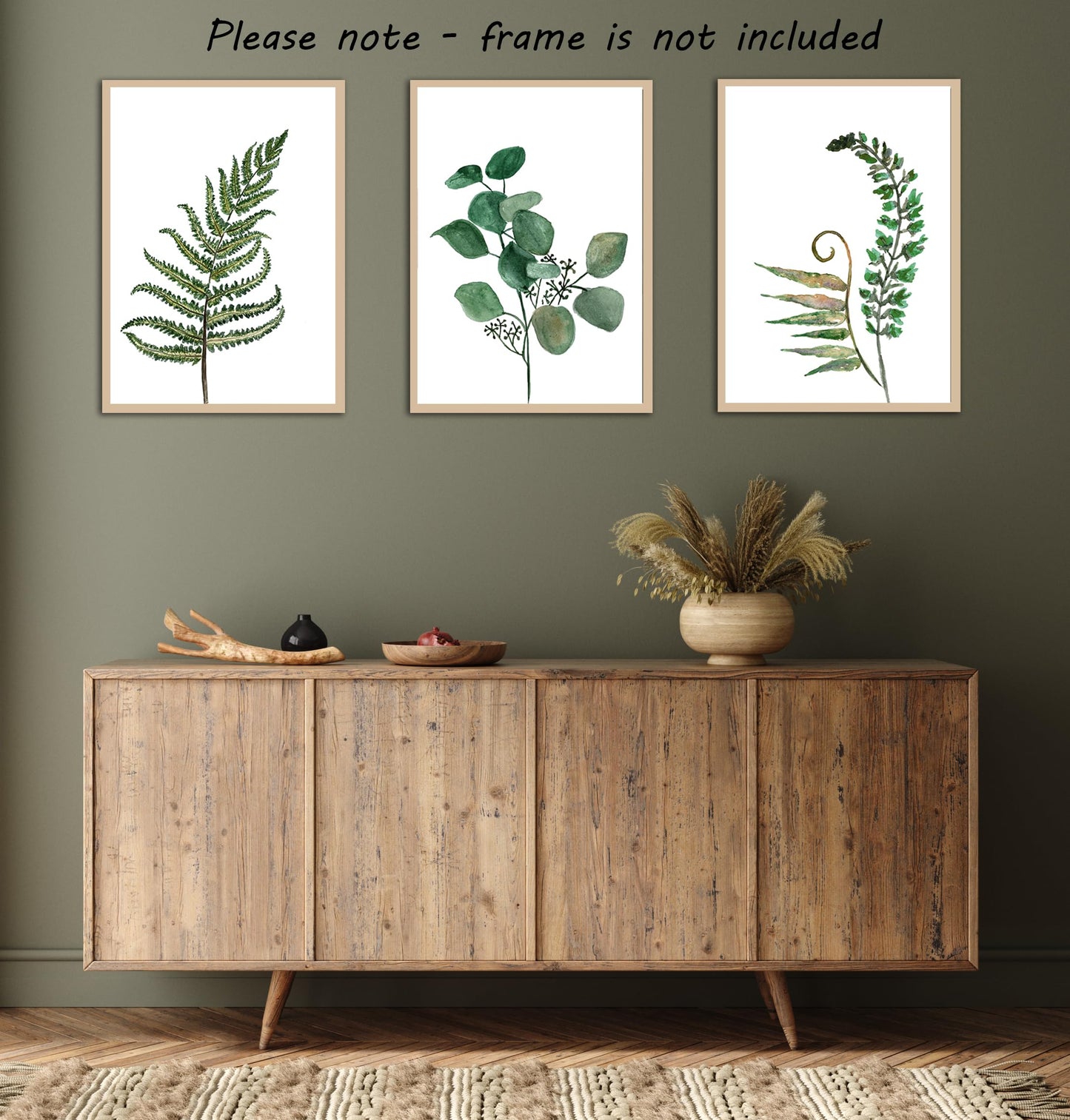 Eviepops Prints Dandelion Quote Wall Art Set of 3 Unframed Prints, Plant Decor, Living Room Bedroom Poster Home Decor, Every Dream Begins with a Wish (A4)
