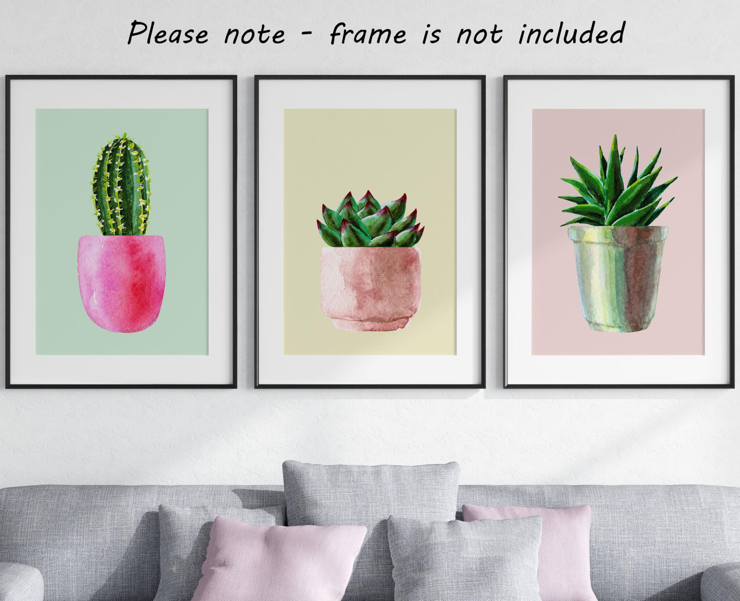 Eviepops Prints Dandelion Quote Wall Art Set of 3 Unframed Prints, Plant Decor, Living Room Bedroom Poster Home Decor, Every Dream Begins with a Wish (A4)