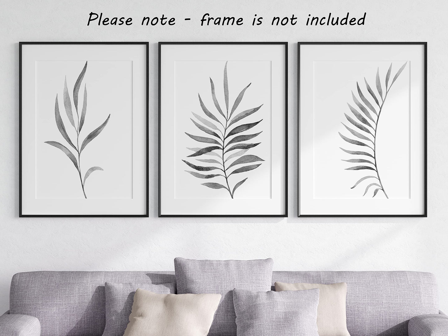 Eviepops Prints Dandelion Quote Wall Art Set of 3 Unframed Prints, Plant Decor, Living Room Bedroom Poster Home Decor, Every Dream Begins with a Wish (A4)