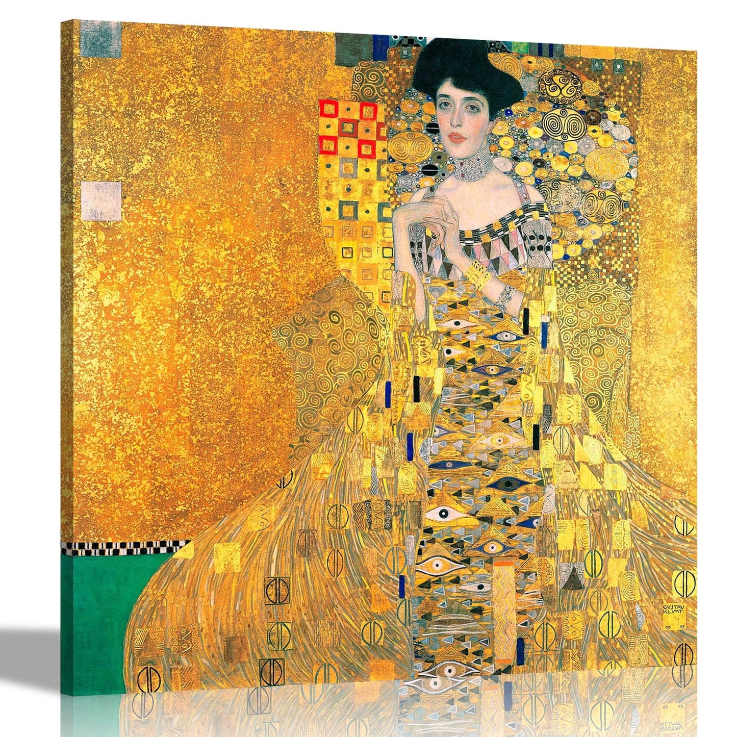 Portrait of Adele Bloch-Bauer Canvas Prints Wall Art
