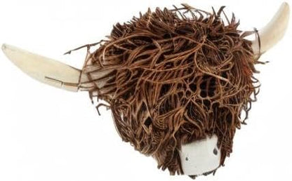 Voyage Maison Highland Cow Wooden Wall Sculpture