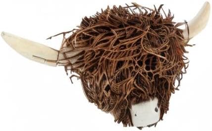 Voyage Maison Highland Cow Wooden Wall Sculpture