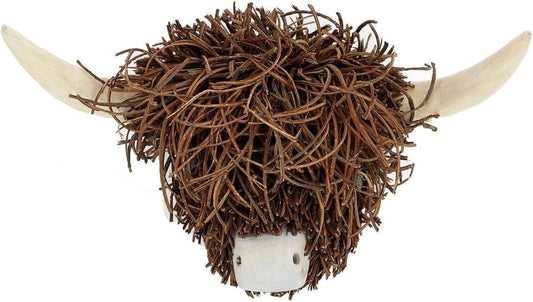 Voyage Maison Highland Cow Wooden Wall Sculpture