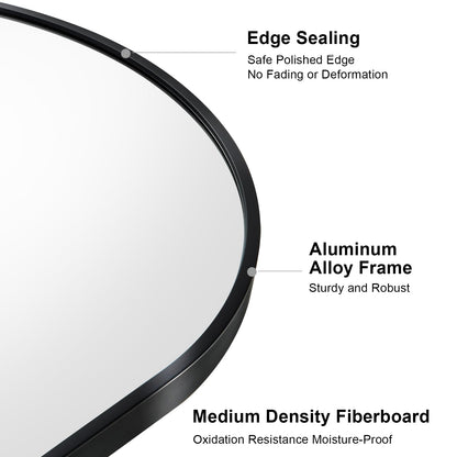 Holdfiturn 50cm Round Mirror,Large Modern Gold Copper Brushed Frame Wall Mirror,Metal Framed HD Glass Wall Mirror circle mirror for Makeup Bathroom Living Room Bedroom