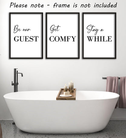 Dream Love Live Quotes set of 3 Unframed Prints, Home Decor Wall Art, Dream Without Fear, Love Without Limits, Live Without Regrets (A4)