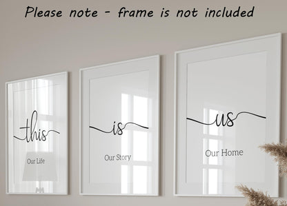 Dream Love Live Quotes set of 3 Unframed Prints, Home Decor Wall Art, Dream Without Fear, Love Without Limits, Live Without Regrets (A4)