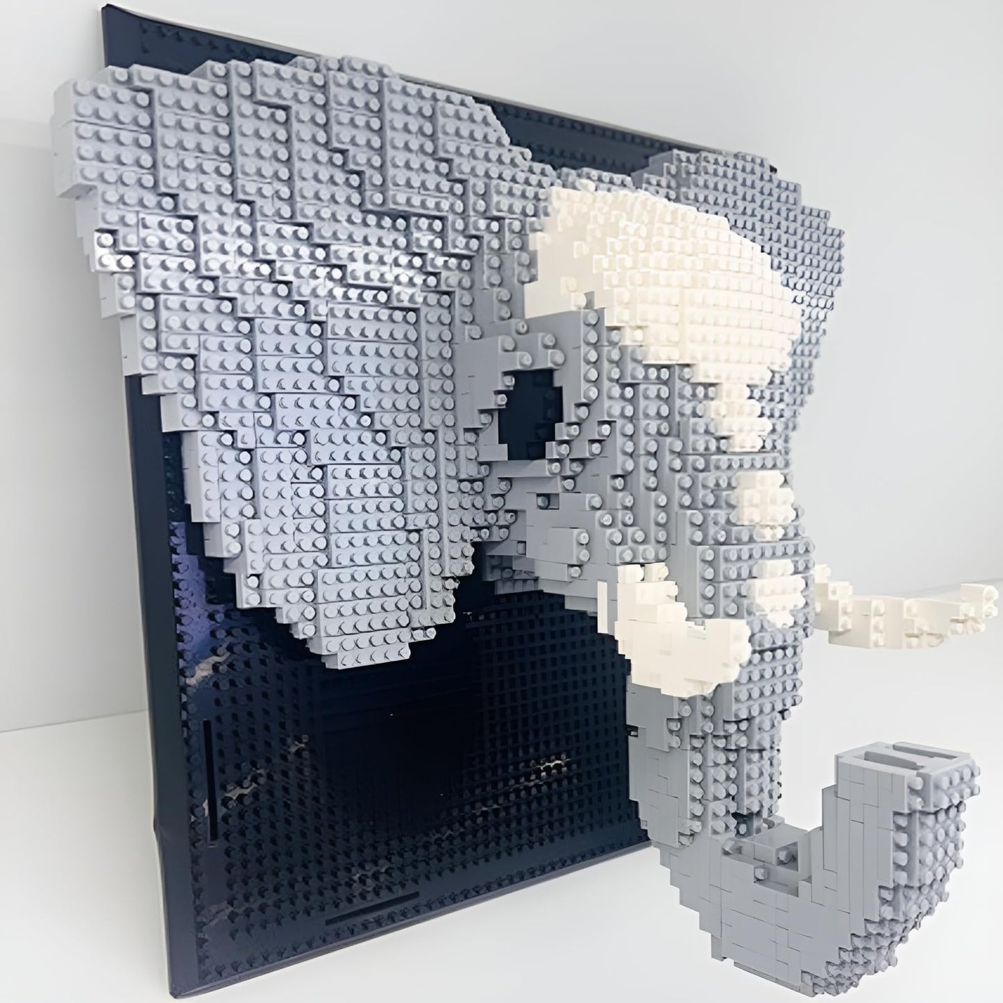 Chameleon Building Blocks Set, Wall Art Animals Building Kit, Micro Mini Building Bricks for Home Office, Creative Present for Adults Kids Aged 8+ (2688PCS)