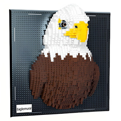 Chameleon Building Blocks Set, Wall Art Animals Building Kit, Micro Mini Building Bricks for Home Office, Creative Present for Adults Kids Aged 8+ (2688PCS)