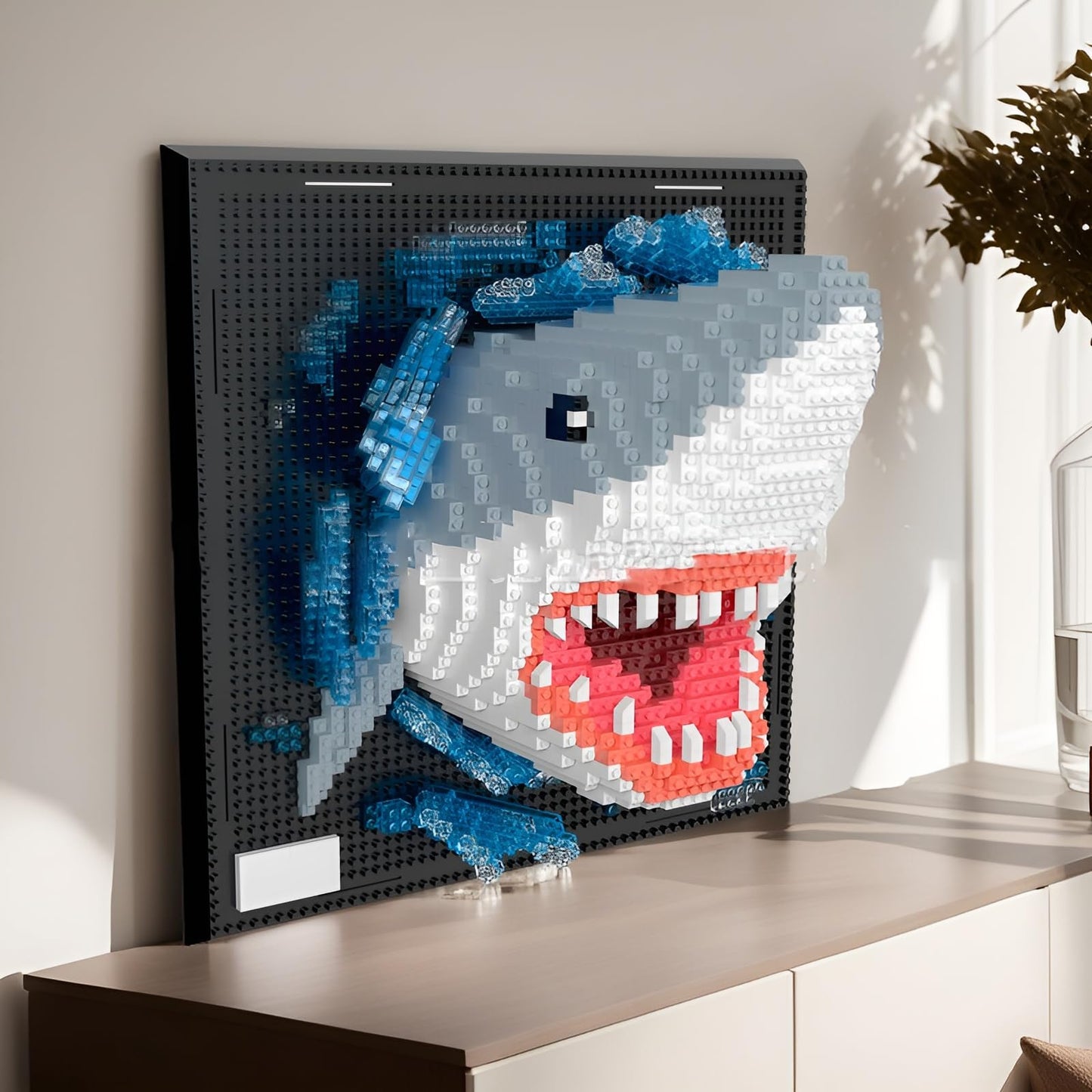 Chameleon Building Blocks Set, Wall Art Animals Building Kit, Micro Mini Building Bricks for Home Office, Creative Present for Adults Kids Aged 8+ (2688PCS)