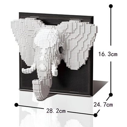 Chameleon Building Blocks Set, Wall Art Animals Building Kit, Micro Mini Building Bricks for Home Office, Creative Present for Adults Kids Aged 8+ (2688PCS)