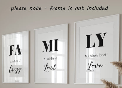 Dream Love Live Quotes set of 3 Unframed Prints, Home Decor Wall Art, Dream Without Fear, Love Without Limits, Live Without Regrets (A4)