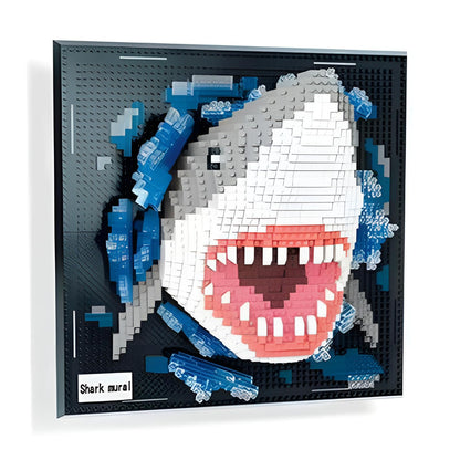Chameleon Building Blocks Set, Wall Art Animals Building Kit, Micro Mini Building Bricks for Home Office, Creative Present for Adults Kids Aged 8+ (2688PCS)