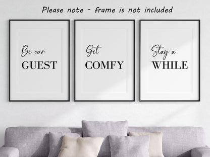 Dream Love Live Quotes set of 3 Unframed Prints, Home Decor Wall Art, Dream Without Fear, Love Without Limits, Live Without Regrets (A4)