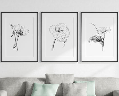 Eviepops Prints Dandelion Quote Wall Art Set of 3 Unframed Prints, Plant Decor, Living Room Bedroom Poster Home Decor, Every Dream Begins with a Wish (A4)