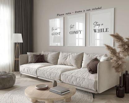 Dream Love Live Quotes set of 3 Unframed Prints, Home Decor Wall Art, Dream Without Fear, Love Without Limits, Live Without Regrets (A4)