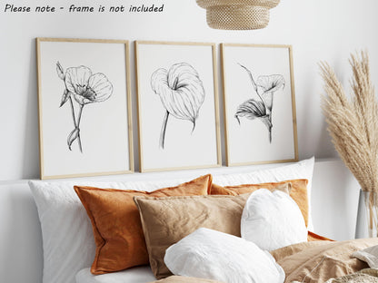 Eviepops Prints Dandelion Quote Wall Art Set of 3 Unframed Prints, Plant Decor, Living Room Bedroom Poster Home Decor, Every Dream Begins with a Wish (A4)