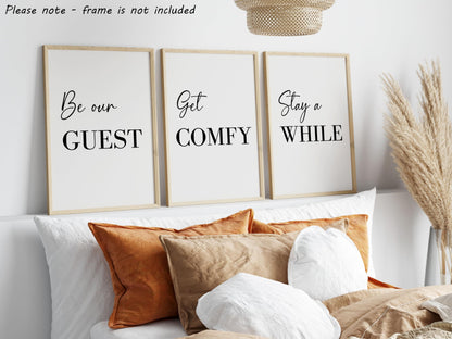 Dream Love Live Quotes set of 3 Unframed Prints, Home Decor Wall Art, Dream Without Fear, Love Without Limits, Live Without Regrets (A4)