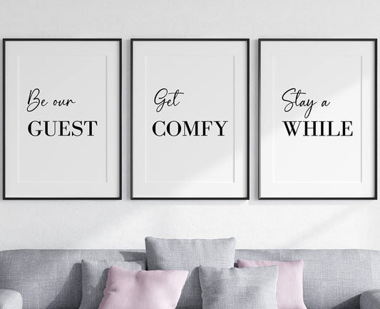 Dream Love Live Quotes set of 3 Unframed Prints, Home Decor Wall Art, Dream Without Fear, Love Without Limits, Live Without Regrets (A4)