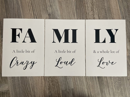Dream Love Live Quotes set of 3 Unframed Prints, Home Decor Wall Art, Dream Without Fear, Love Without Limits, Live Without Regrets (A4)