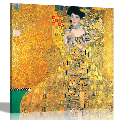 Portrait of Adele Bloch-Bauer Canvas Prints Wall Art